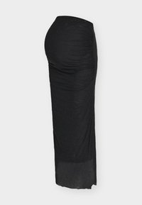 OLMLOURA STONE MESH SKIRT JRS - Pencil skirt - black detail:rhinestones all over