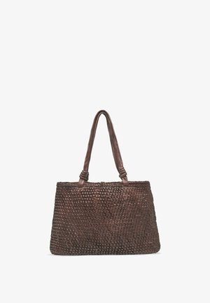 DEPECHE Shopping Bag - chocolate