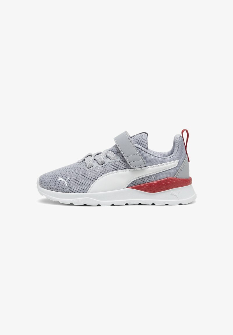 Puma ANZARUN LITE AC UNISEX - Chaussures de running sur route - gray fog- white-club red