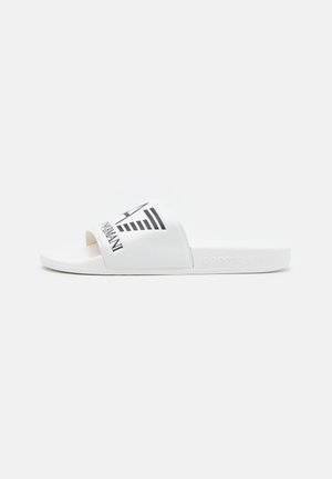 VISIBILITY UNISEX - Mules - shiny white/black