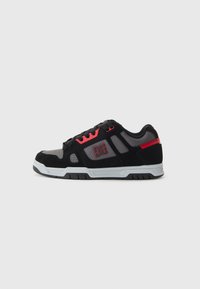 Unselected, black/red