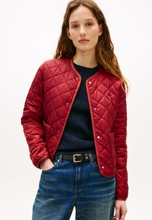 Tommy Hilfiger LIGHTWEIGHT WATER REPELLENT QUILTED PADDED JACKET - Ελαφρύ μπουφάν - liberty red