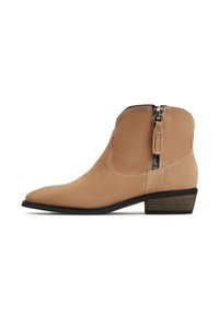 Botine cowboy/biker - brown