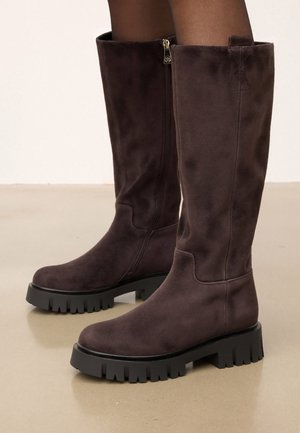 KANDE - Platform-saappaat - brown nb