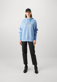 Tommy Hilfiger VARSITY HOODIE - Felpa - vessel blue