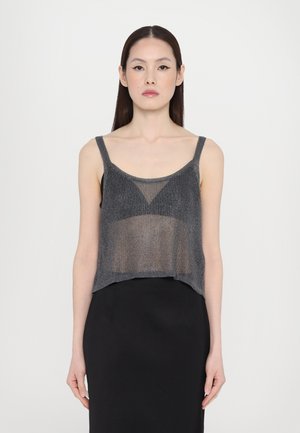 Top - grey silver
