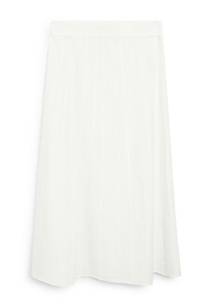 Massimo Dutti A-lijn rok - white
