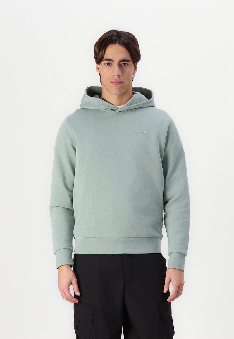 Calvin Klein ENLARGED BACK LOGO HOODIE - Majica s kapuljačom - slate gray