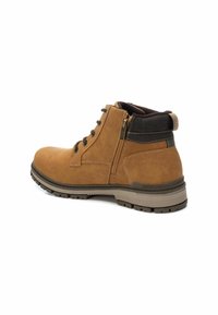 XTI Botines con cordones - camel