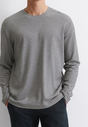 Langærmet T-shirt - grey
