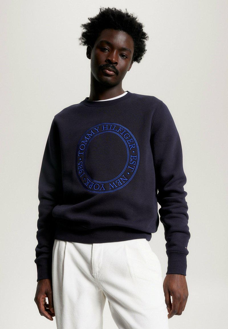 Hoodie Zip-up Sudadera Primark De Cuello Redondo Hombre Azul