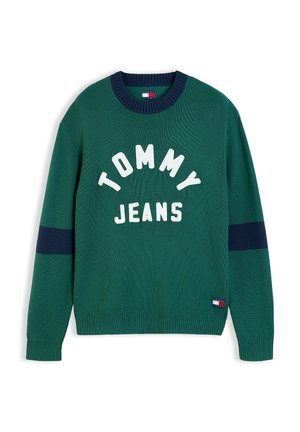 Tommy Jeans, TJM REG NEW CLASSICS SWEATER EXT - Πουλόβερ - velvet green