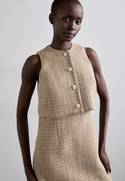 sandro PENELOPE - Robe fourreau - camel