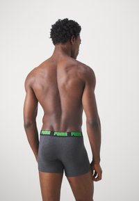 Puma MEN EVERYDAY 4 PACK  - Boxer alsónadrág - black/multi colour