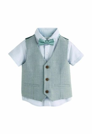 Next REGULAR FIT - SET - Pluus - sage green puppytooth