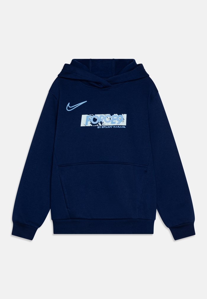 Nike ERLING HAALAND CLUB FLEECE - Hoodie - blue void