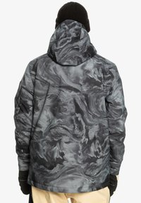 Quiksilver MISSION PRINTED JK - Snowboard jacket - resin tint true black