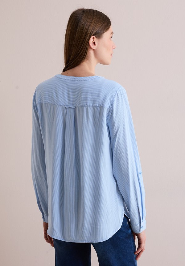 GESTREIFTE  - Bluse - blau