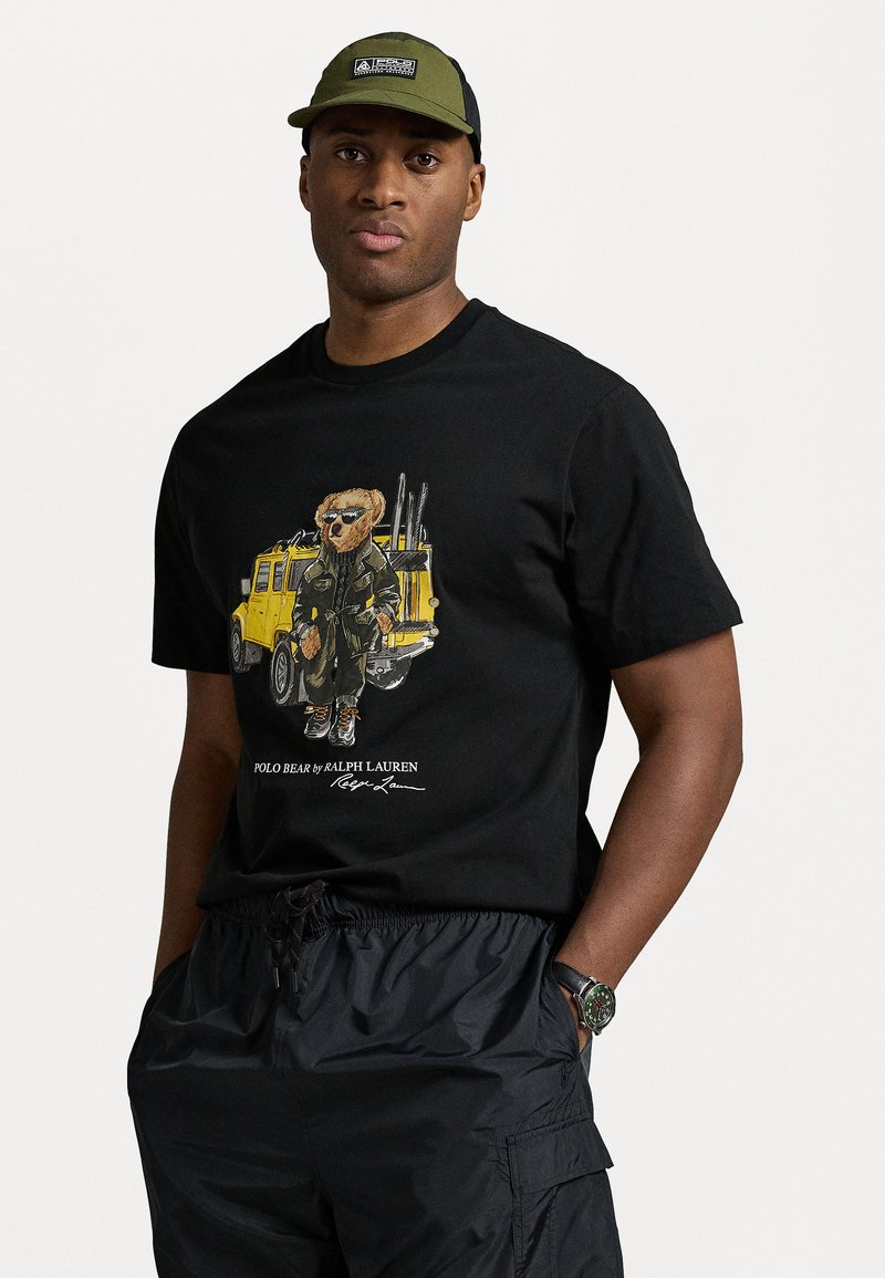 Polo Ralph Lauren Big & Tall - POLO BEAR JERSEY T-SHIRT - Print T-shirt - black, Enlarge