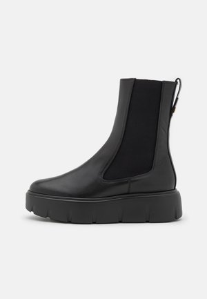 Platform ankle boots - schwarz