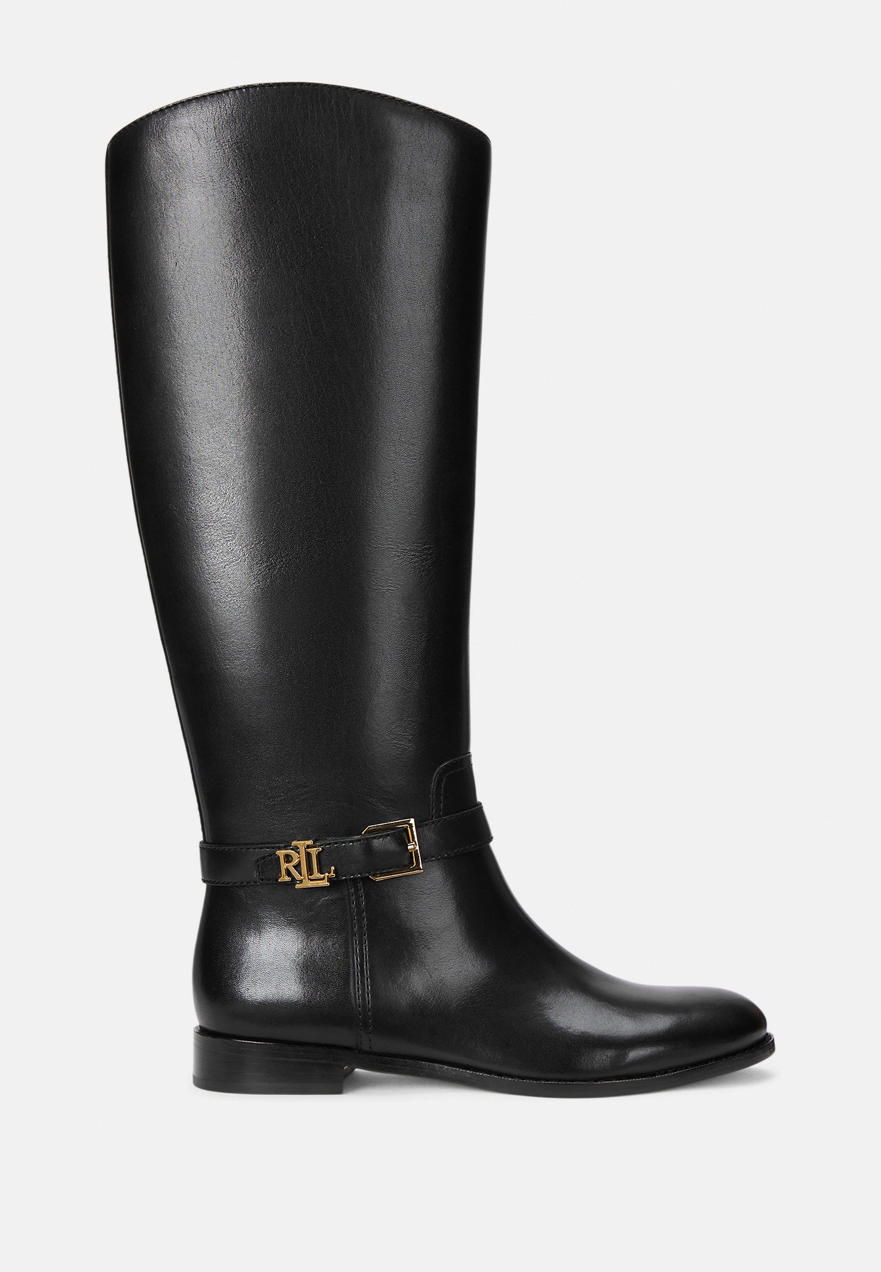 Lauren Ralph Lauren BROOKE BURNISHED LEATHER RIDING BOOT Stivali