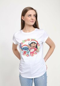 Henry Tiger LILO & STITCH LILO AND STITCH HOLIDAY - T-shirt z nadrukiem
