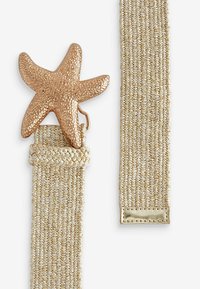 Next RAFFIA  - Cinturón - natural with starfish gold buckle