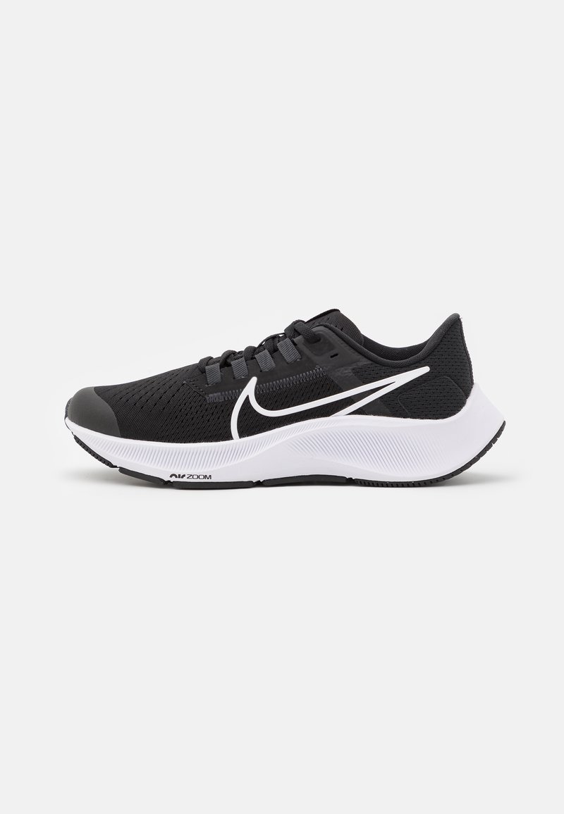 Nike Performance AIR ZOOM PEGASUS 38 GS UNISEX - Sapatos para corrida em estrada - black/white/anthracite/volt
