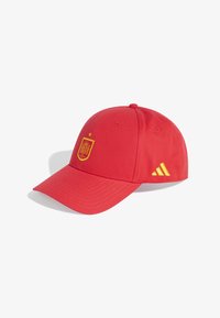 Selected, vivid red crew yellow