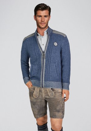 Strickjacke - blau