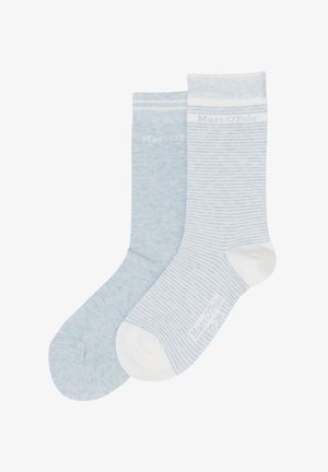 Marc O'Polo IM 2ER PACK - Socken - light blue melange