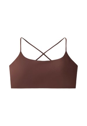 OYSHO, LIGHT-SUPPORT COMFORTLUX CROSS-BACK SPORTS BRA - Sport-bh met light support - chocolate red