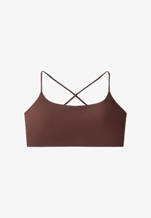OYSHO, LIGHT-SUPPORT COMFORTLUX CROSS-BACK SPORTS BRA - Urheiluliivit: kevyt tuki - chocolate red