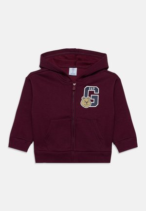 GAP, LOGO UNISEX - Sweat zippé - tuscan red