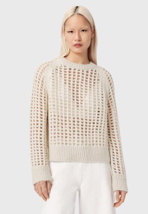 SUNIVA - Strickpullover - chalk white
