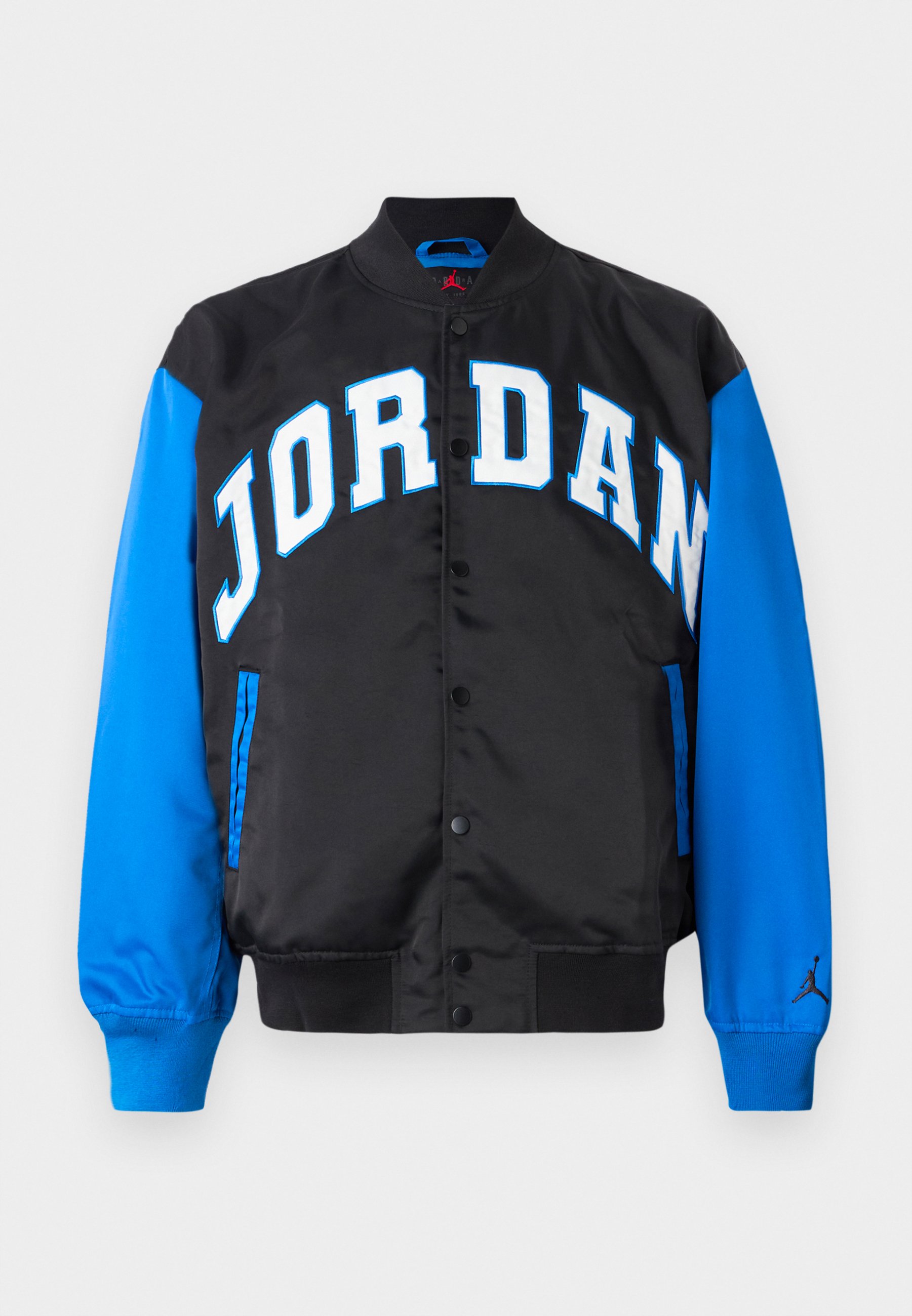 black and blue jordan sweater