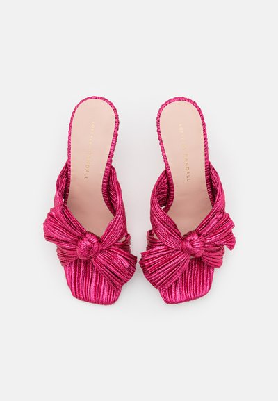 Loeffler Randall CLAUDIA - Mules med hæl - fuchsia