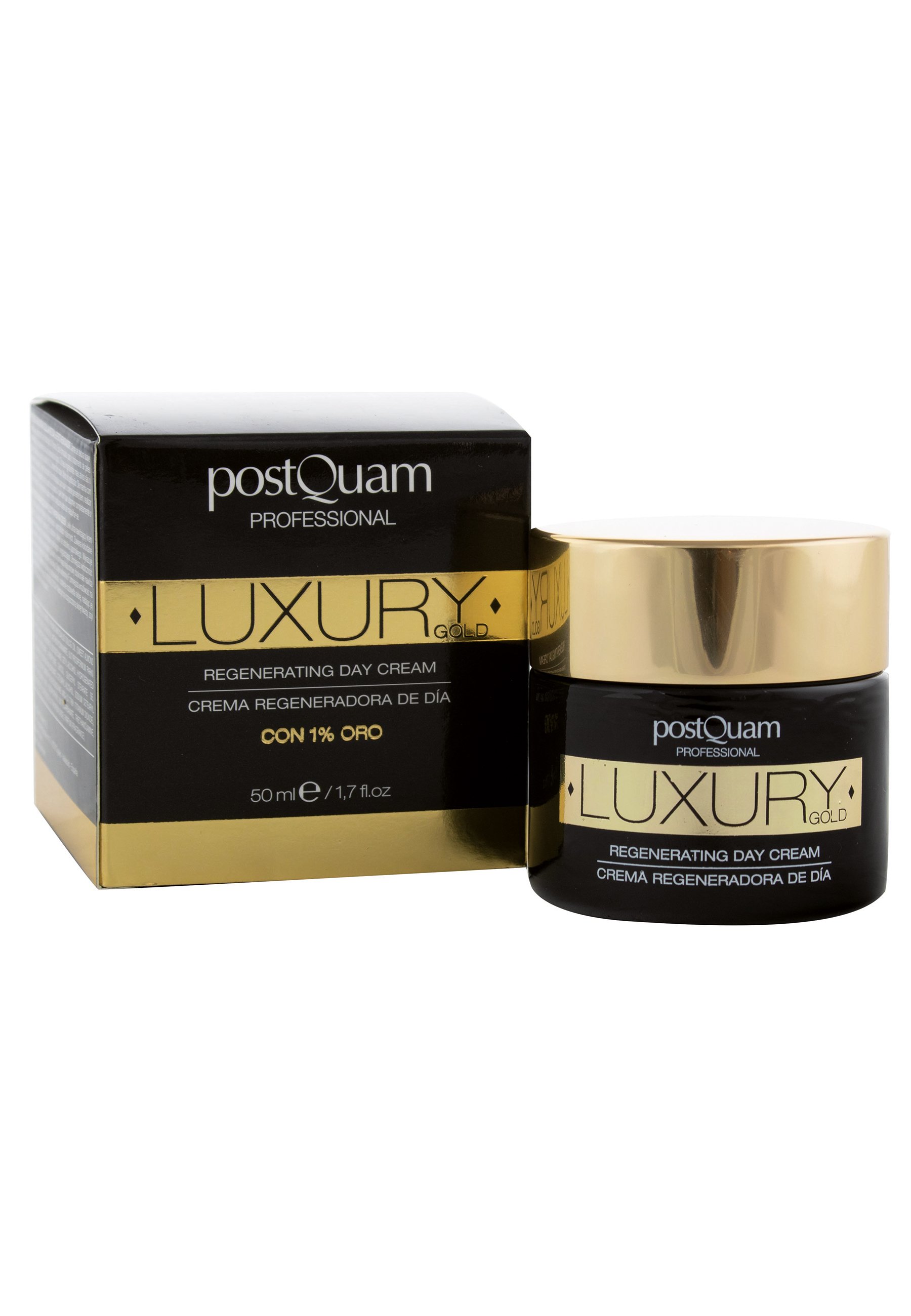 PostQuam SKIN CARE LUXURY GOLD DAY MOISTURIZING CREAM 50ML -  Feuchtigkeitspflege - white/weiß - Zalando.de