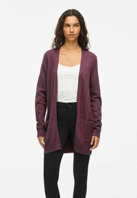 VILA - VIRIL OPEN - Cardigan - fig Thumbnail Image 1