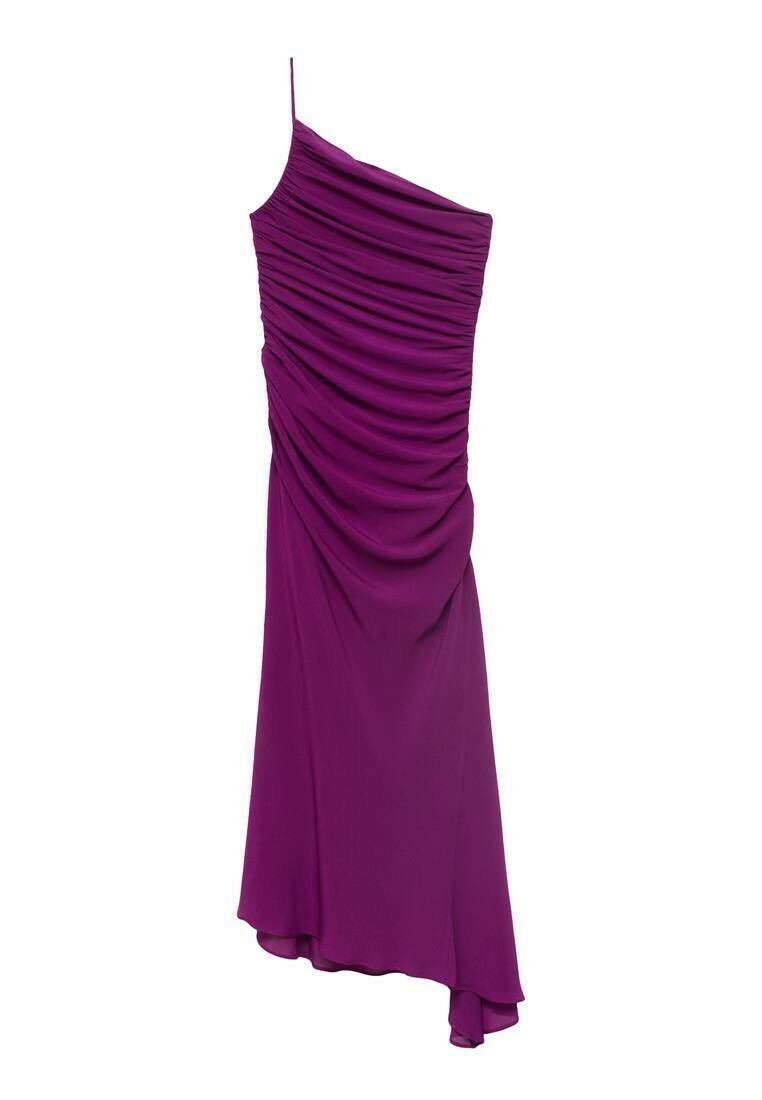 navy blue dress for baby girl Mango Maxi dress - purple