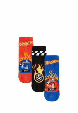 3 PACK - REGULAR FIT - Calcetines - red black blue hot wheels
