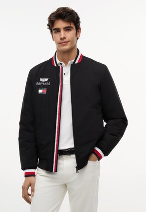 Tommy Hilfiger TH X CADILLAC FORMULA 1 TEAM REPLICA VARSITY UNISEX - Blouson Bomber - black