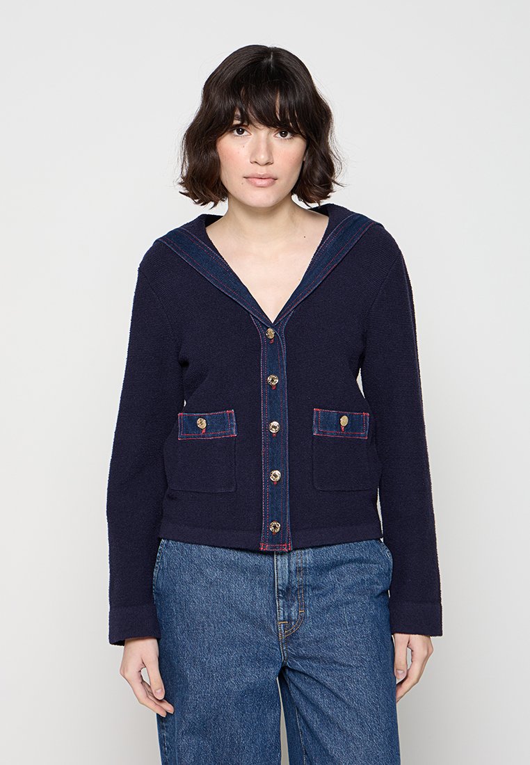 sandro Vest blauw sandro Vest blauw