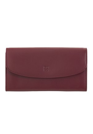 GROSSE AUS FARBIGEM KONTINENTALE KREDITKARTENFÄCHER MÜNZ MIT REISSVERSCHLUSS - Wallet - burgundy