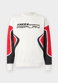 CREWNECK GRAPHIC - Športni pulover - white/red/black