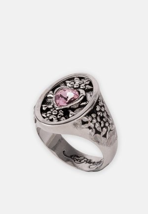 HEART STONE SIGNET UNISEX - Ring - silver-coloured