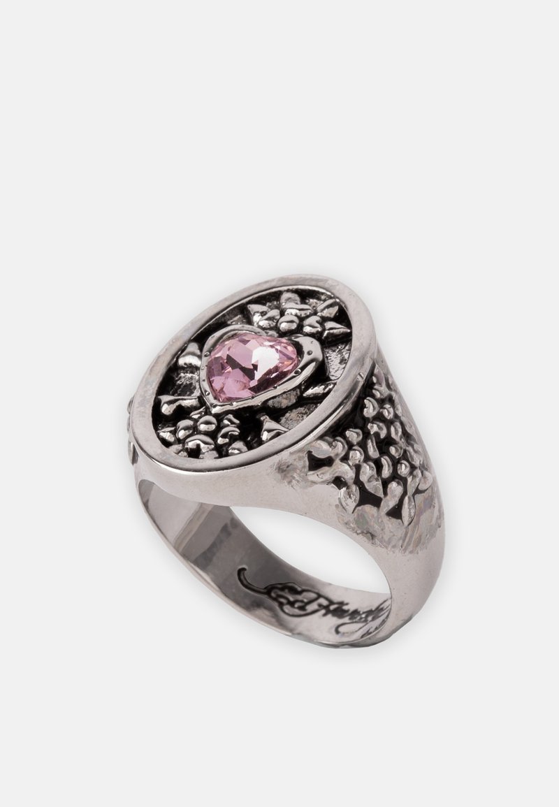 Ed Hardy HEART STONE SIGNET UNISEX - Ring - silver-coloured ...