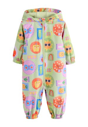 Next REGULAR FIT - WATERPROOF PRINTED PUDDLE - Kombinéza do dažďa - green character