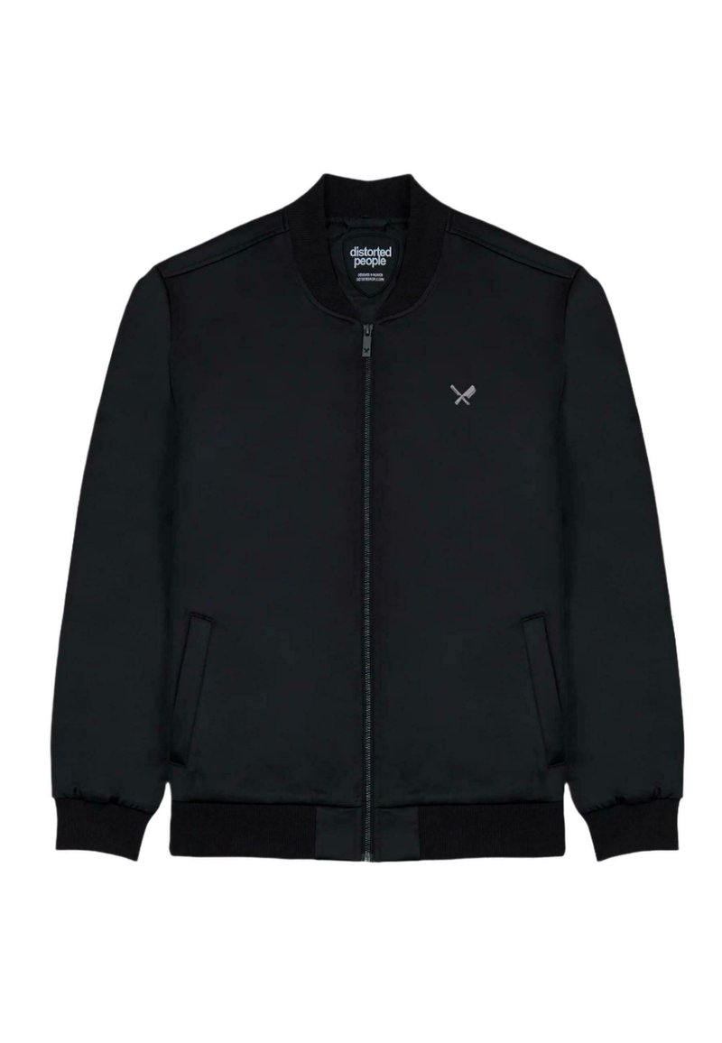 Distorted People CLASSIC - Bomber dzseki - black/fekete - Zalando.hu