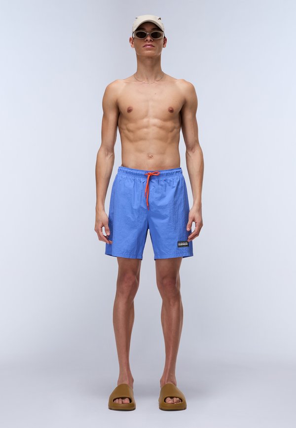 BOX LOGO - Swimming shorts - ultramarine